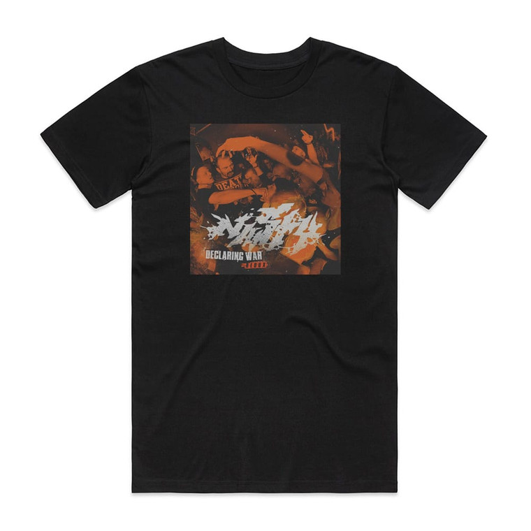 Nasty Declaring War Redux Album Cover T-Shirt Black