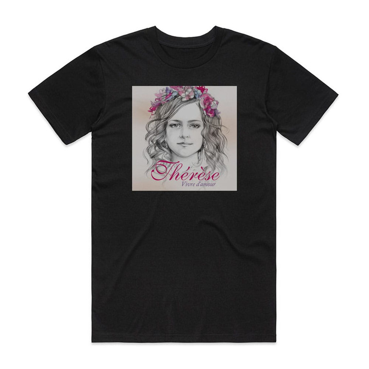 Natasha St-Pier Thrse Vivre Damour Album Cover T-Shirt Black