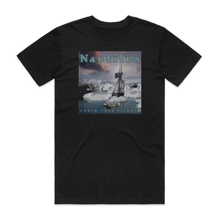 Nautilus North Pole Pilgrim Album Cover T-Shirt Black