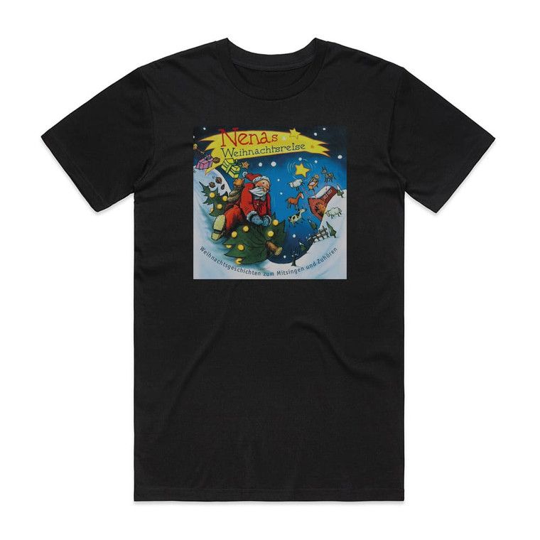 Nena Weihnachtsreise Album Cover T-Shirt Black