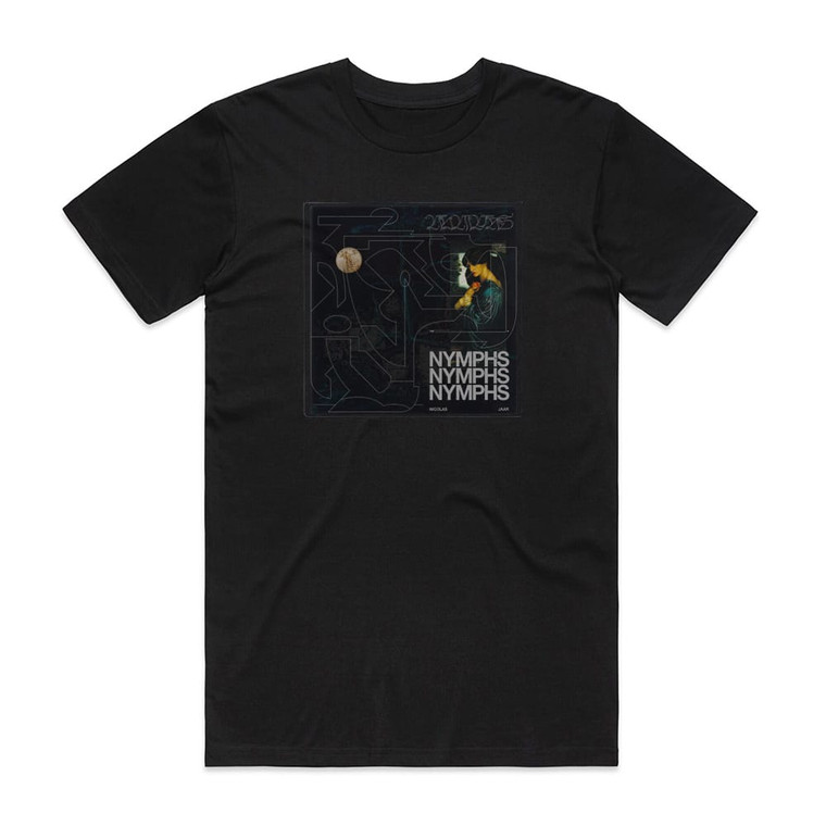 Nicolas Jaar Nymphs Album Cover T-Shirt Black