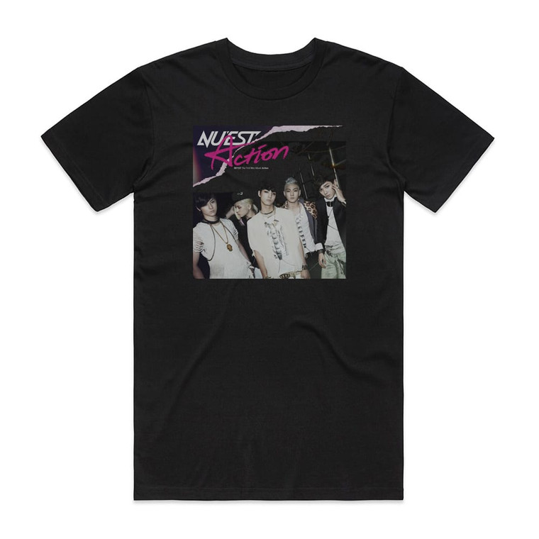 NUEST Action Album Cover T-Shirt Black
