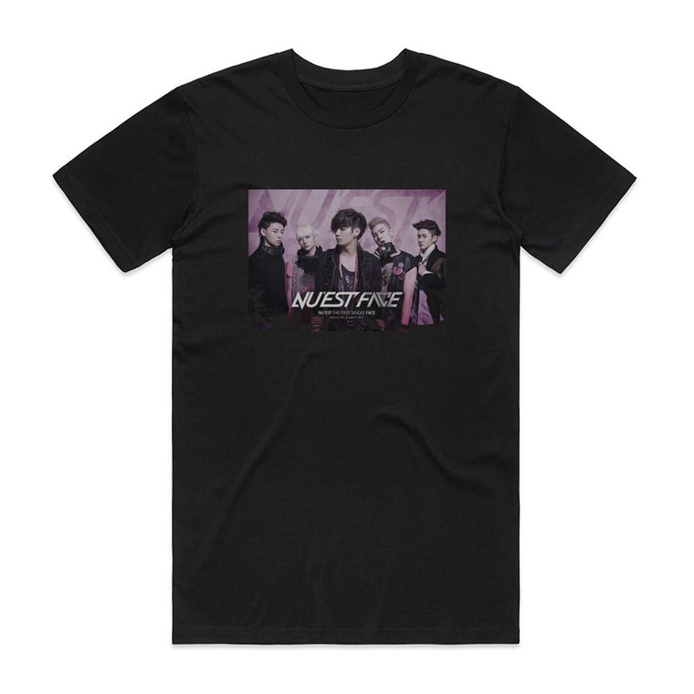 NUEST Face Album Cover T-Shirt Black
