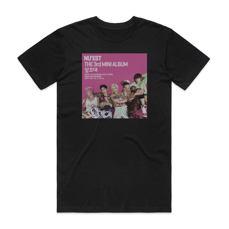 NUEST Empty 2 Album Cover T-Shirt Black