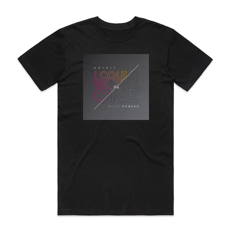 Nicky Romero I Could Be The One Album Cover T-Shirt Black