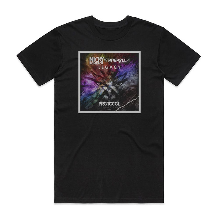 Nicky Romero Legacy Album Cover T-Shirt Black