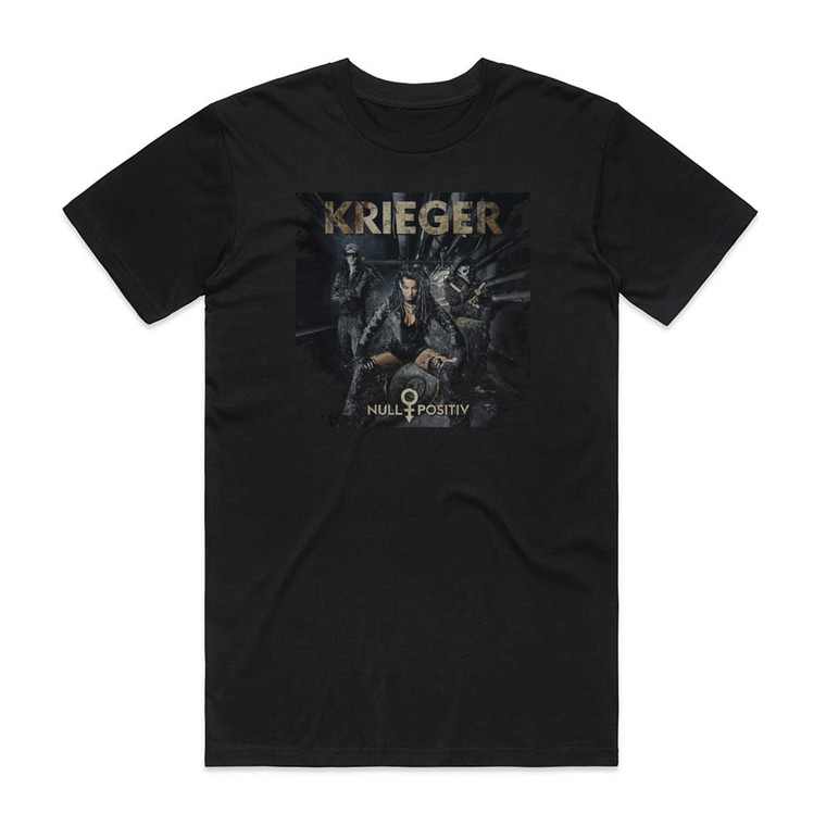Null Positiv Krieger Album Cover T-Shirt Black