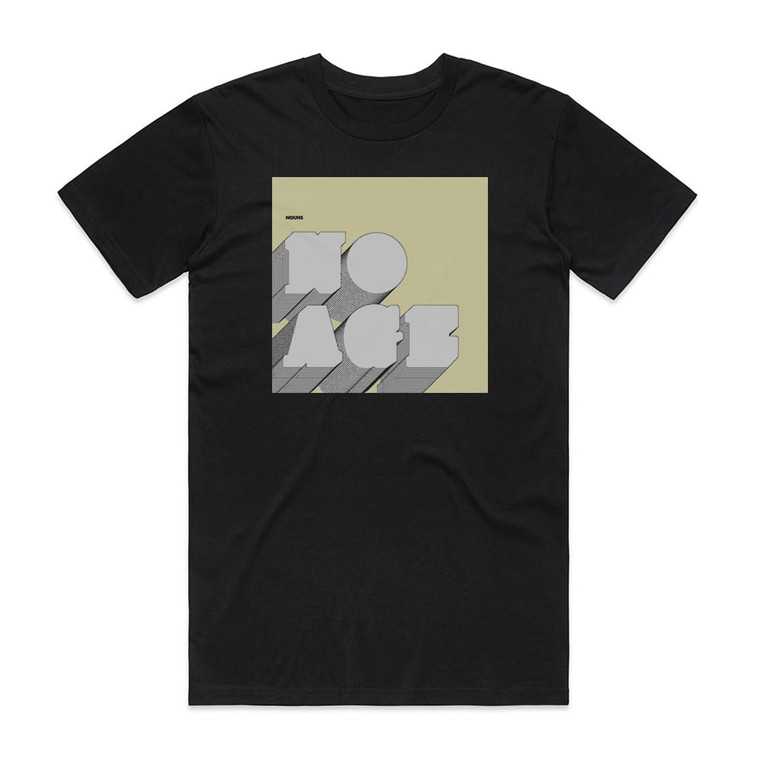 No Age Nouns Album Cover T-Shirt Black