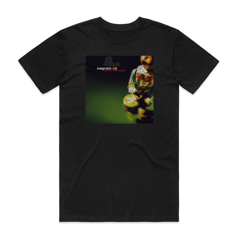 Negramaro Mentre Tutto Scorre Album Cover T-Shirt Black
