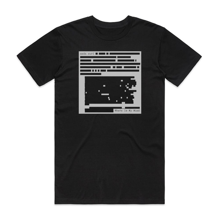 Nada Surf Where Is My Mind Album Cover T-Shirt Black