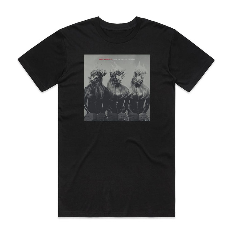 Night Verses From The Gallery Of Sleep Album Cover T-Shirt Black