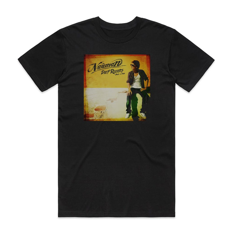 Naaman Deep Rockers Back A Yard Album Cover T-Shirt Black