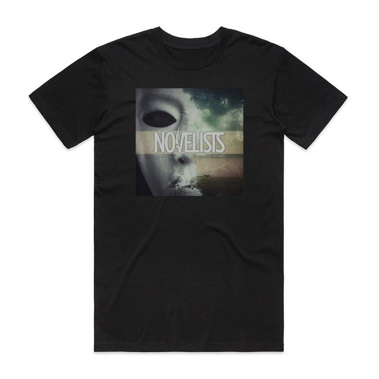Novelists Twenty Years Album Cover T-Shirt Black