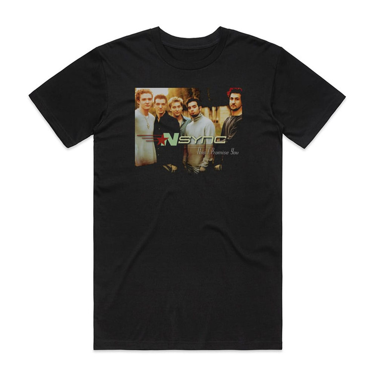 NSYNC This I Promise You Album Cover T-Shirt Black