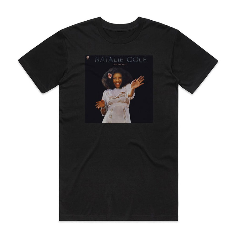 Natalie Cole Inseparable Album Cover T-Shirt Black