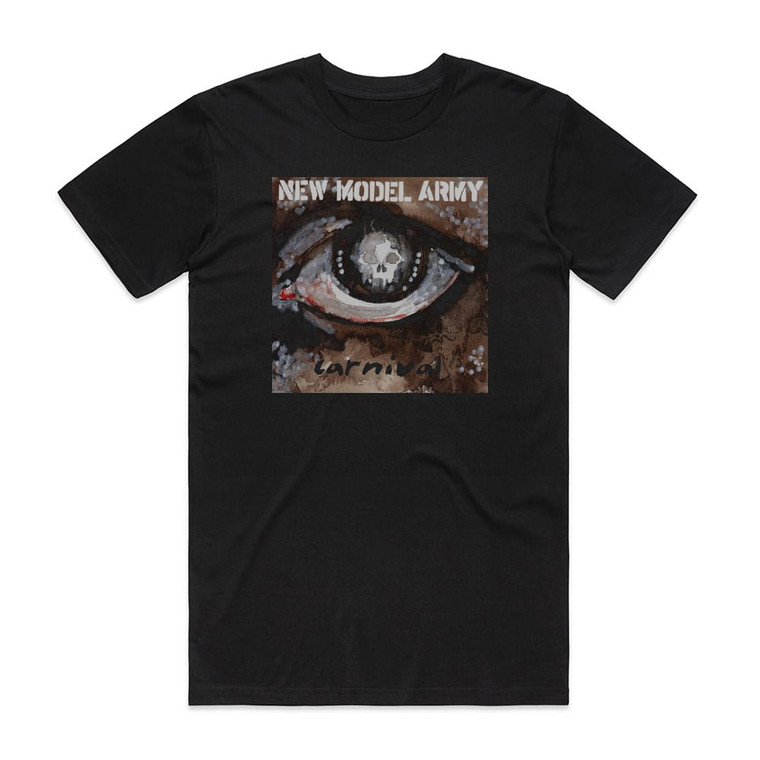 New Model Army Carnival Album Cover T-Shirt Black