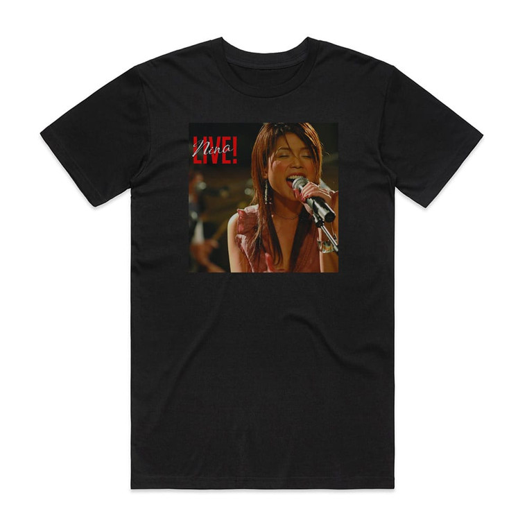 NINA Nina Live Album Cover T-Shirt Black