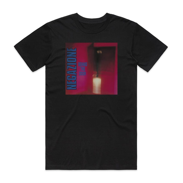 Negazione Behind The Door Album Cover T-Shirt Black