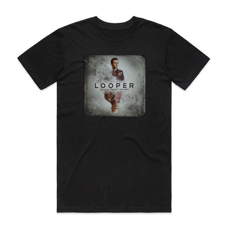 Nathan Johnson Looper Album Cover T-Shirt Black