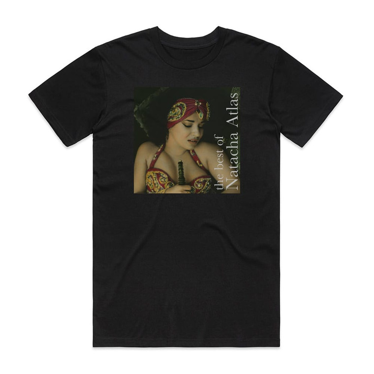 Natacha Atlas The Best Of Natacha Atlas Album Cover T-Shirt Black