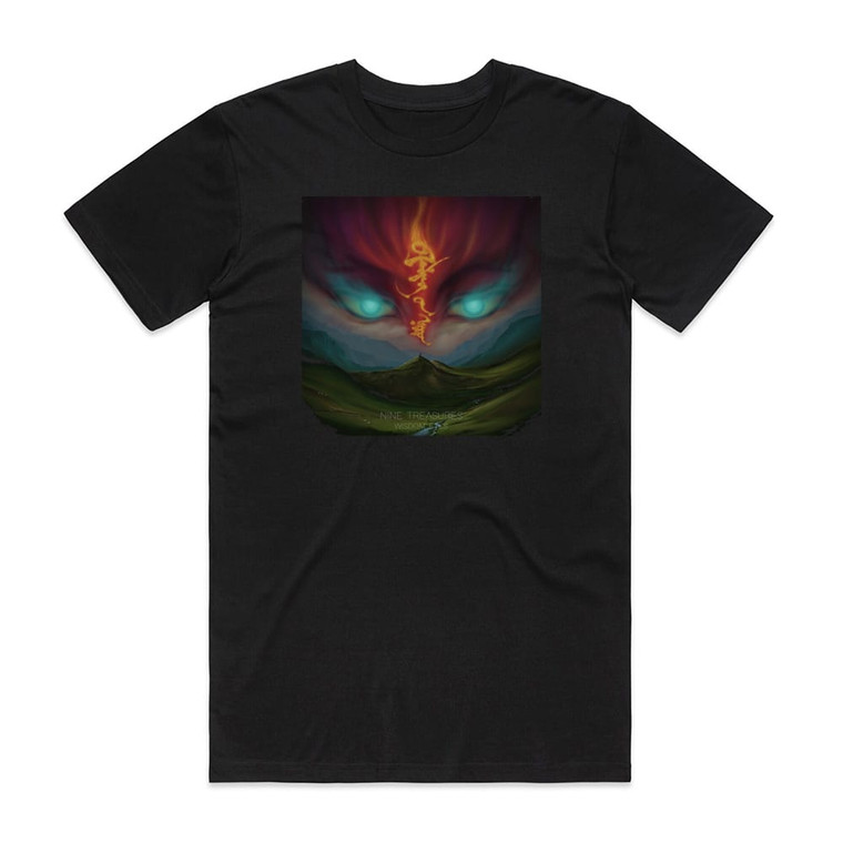 Nine Treasures Wisdom Eyes Album Cover T-Shirt Black