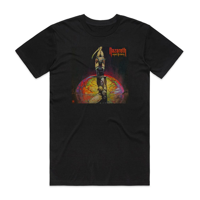 Nazareth Expect No Mercy Album Cover T-Shirt Black