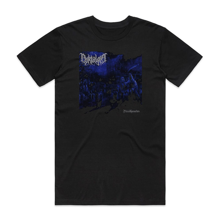 Nyktalgia Peisithanatos Album Cover T-Shirt Black