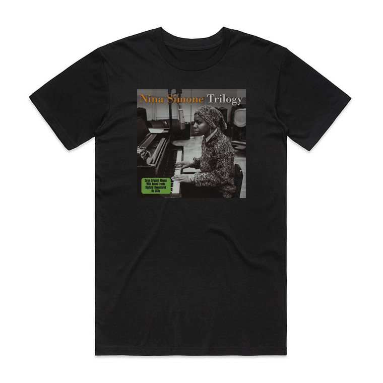 Nina Simone Trilogy Album Cover T-Shirt Black