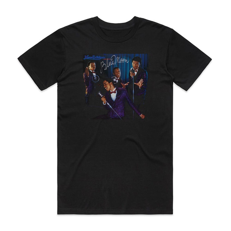 New Edition Under The Blue Moon Album Cover T-Shirt Black