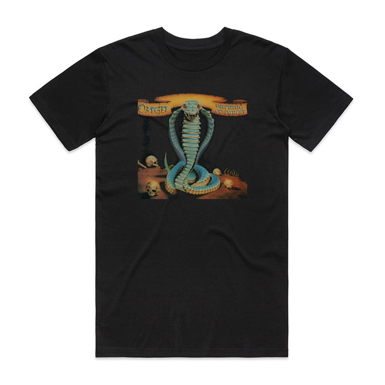 Omen Warning Of Danger Album Cover T-Shirt Black