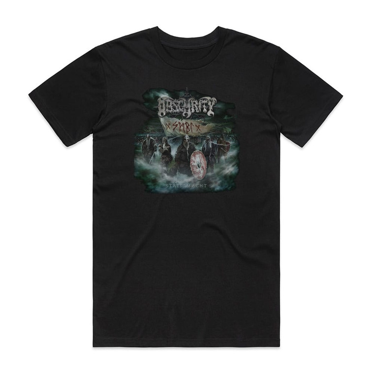 Obscurity Streitmacht Album Cover T-Shirt Black