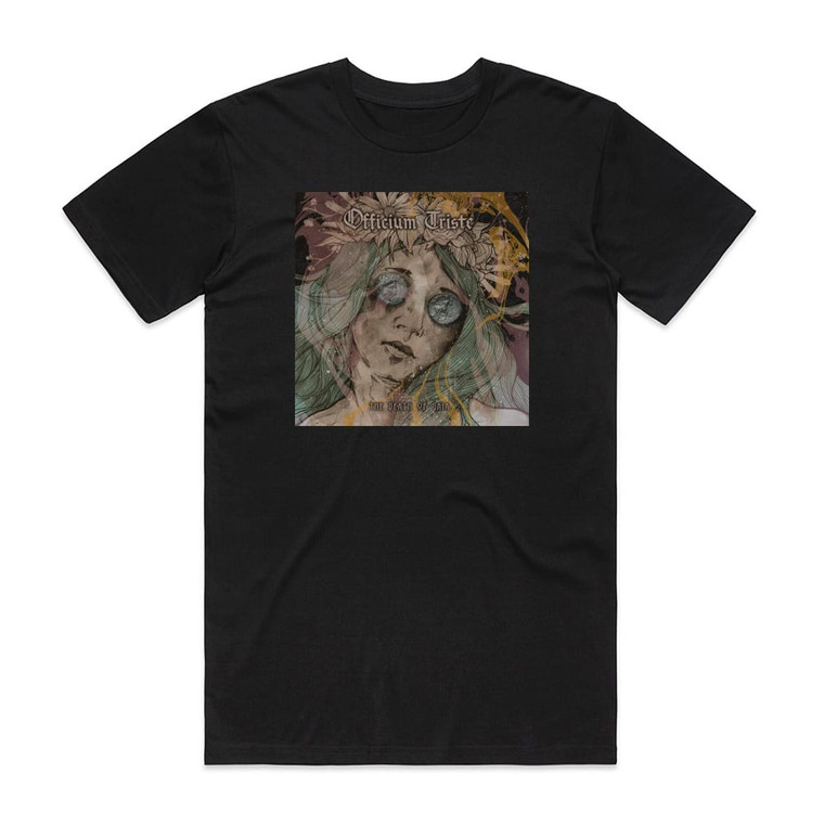 Officium Triste The Death Of Gaia Album Cover T-Shirt Black