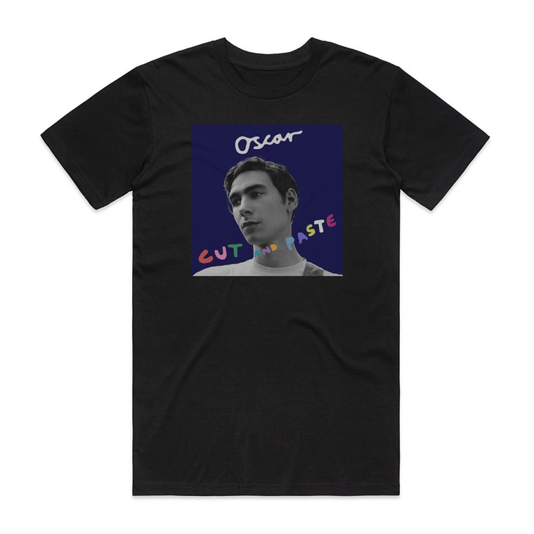 Oscar Cut And Paste Album Cover T-Shirt Black