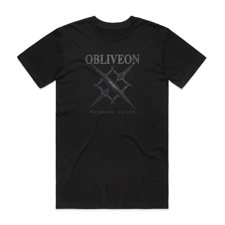 Obliveon Whimsical Uproar Album Cover T-Shirt Black