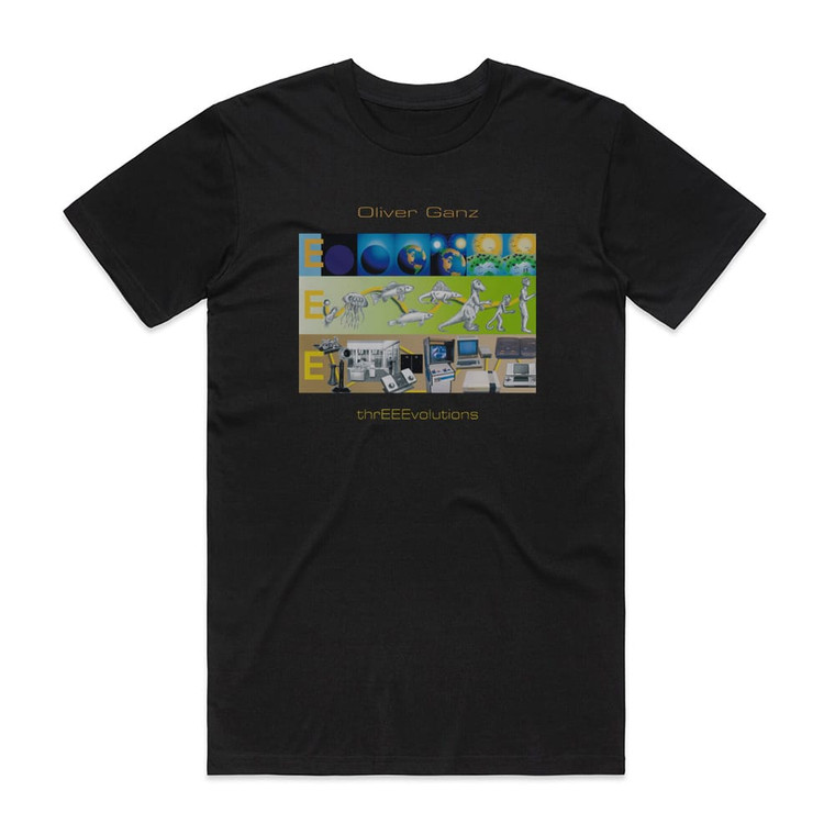 Oliver Ganz Threeevolutions Album Cover T-Shirt Black
