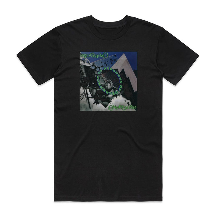 Overdose Progress Of Decadence Album Cover T-Shirt Black