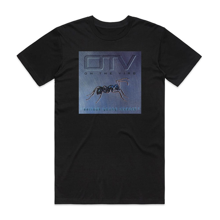 On the Virg Serious Young Insects Album Cover T-Shirt Black