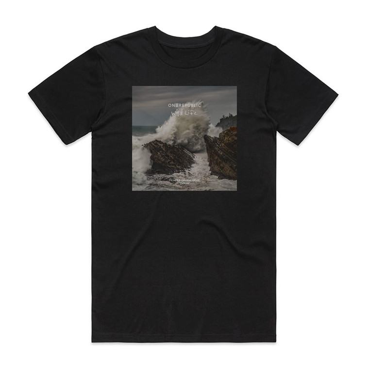 OneRepublic Wild Life Album Cover T-Shirt Black