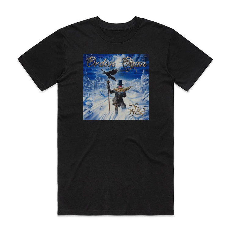 Orden Ogan To The End Album Cover T-Shirt Black