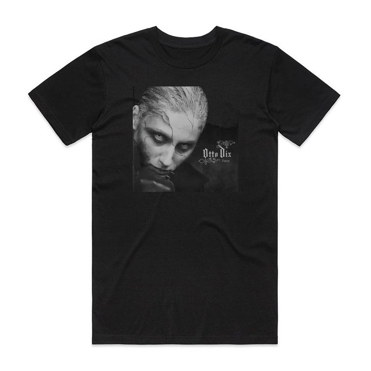 Otto Dix Empty 3 Album Cover T-Shirt Black