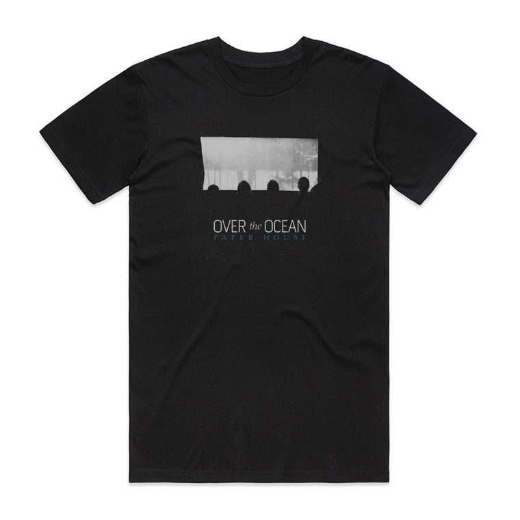 Over the Ocean Paper House Album Cover T-Shirt Black