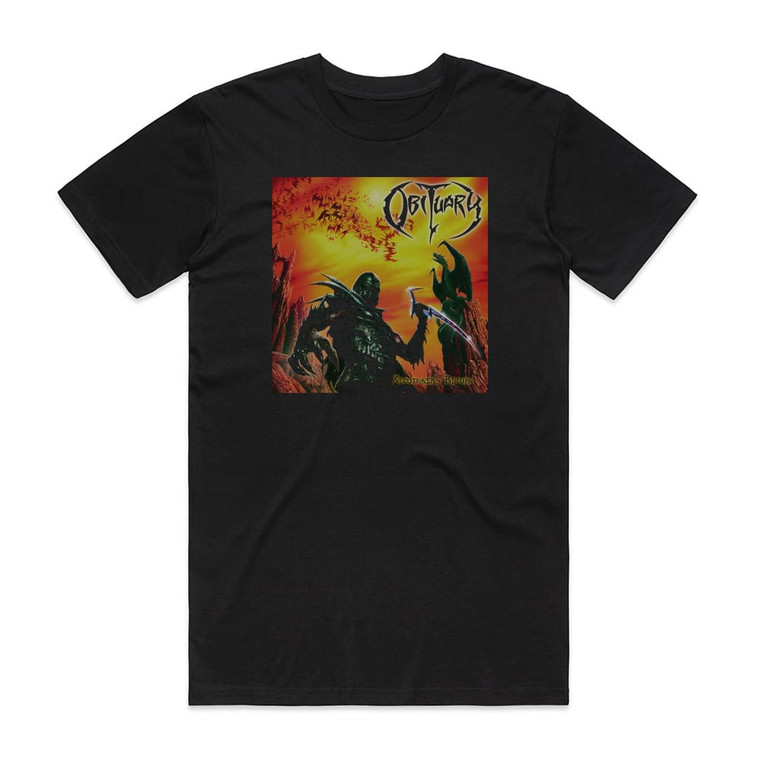 Obituary Xecutioners Return Album Cover T-Shirt Black