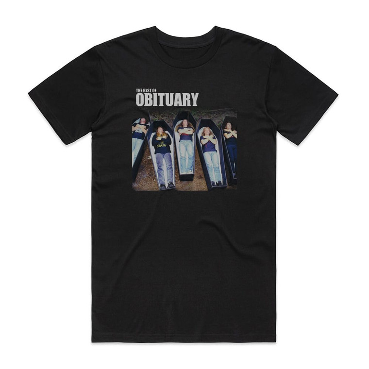 Obituary The Best Of Obituary Album Cover T-Shirt Black