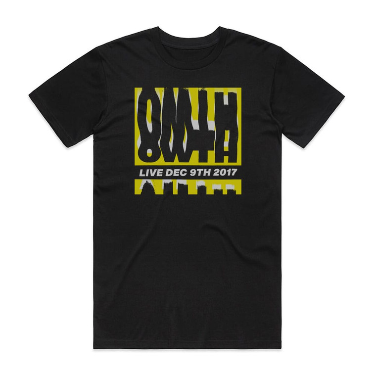 Off With Their Heads Live Dec 9Th 2017 Album Cover T-Shirt Black