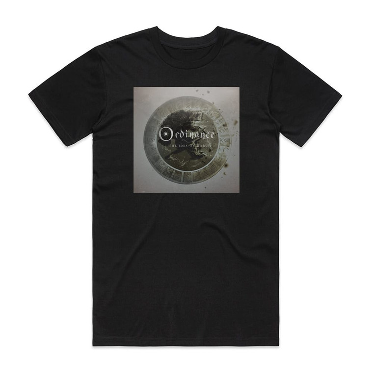 Ordinance The Ides Of March Album Cover T-Shirt Black