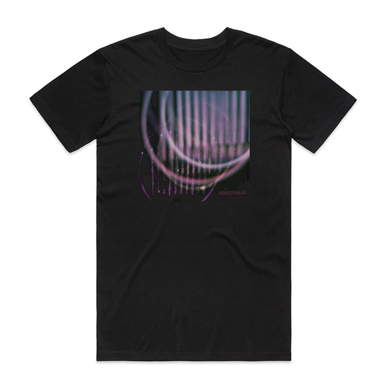 Okkultokrati Raspberry Dawn Album Cover T-Shirt Black