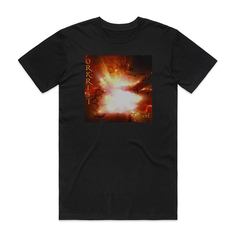 Orkrist Grond Album Cover T-Shirt Black Orkrist Grond Album Cover T-Shirt Black