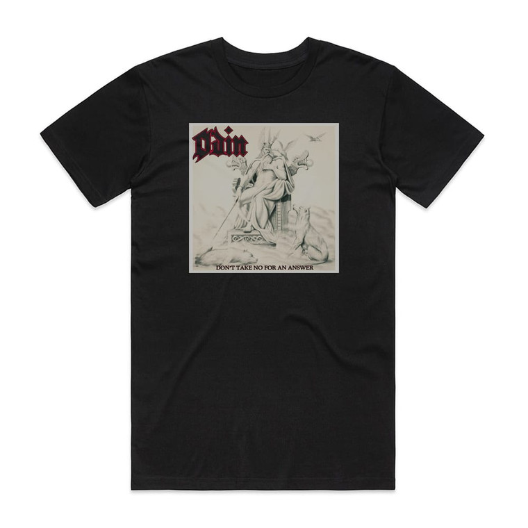 Odin Dont Take No For An Answer Album Cover T-Shirt Black