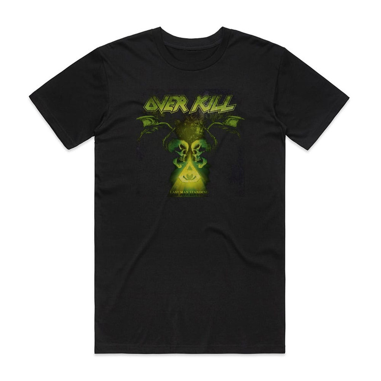 Overkill Last Man Standing Album Cover T-Shirt Black