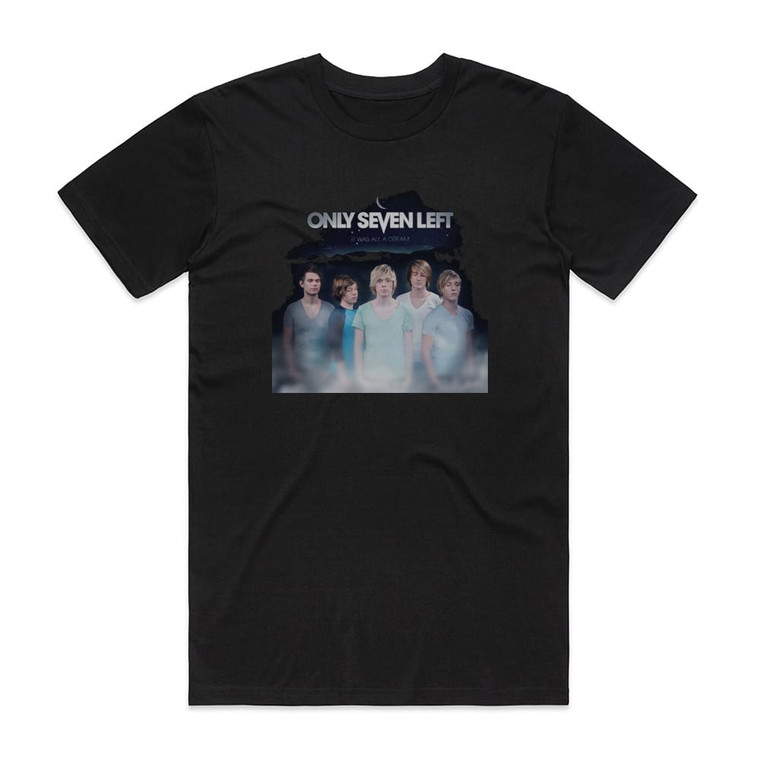 Only Seven Left It Was All A Dream Album Cover T-Shirt Black